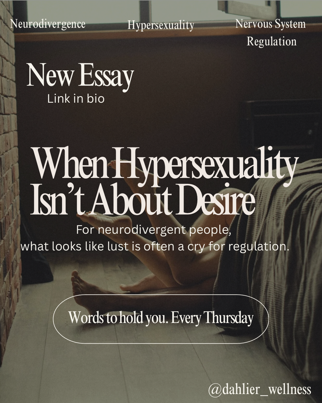 How Hypersexuality Masks Dysregulation in Neurodivergent Bodies